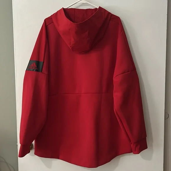 Adidas Red Louisville Cardinals Hoodie. Size XL - Picture 2 of 3